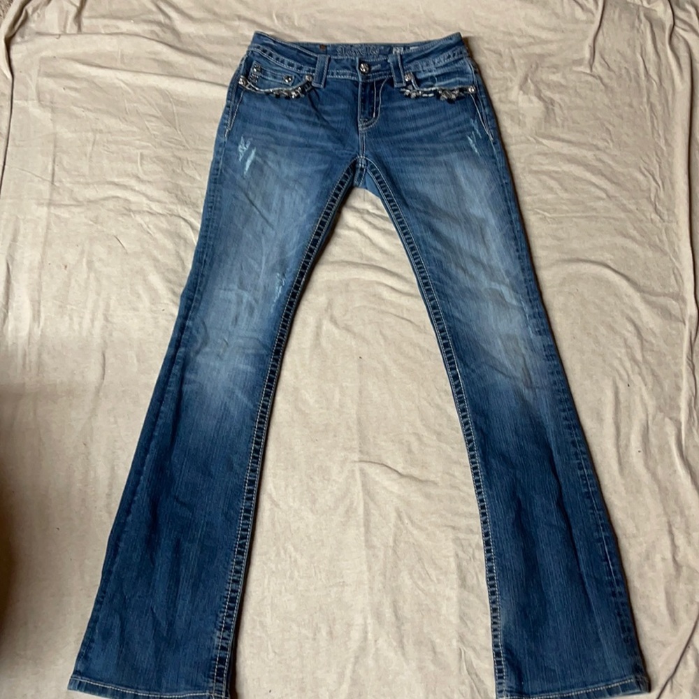 Miss Me bootcut jeans size 27 GUC